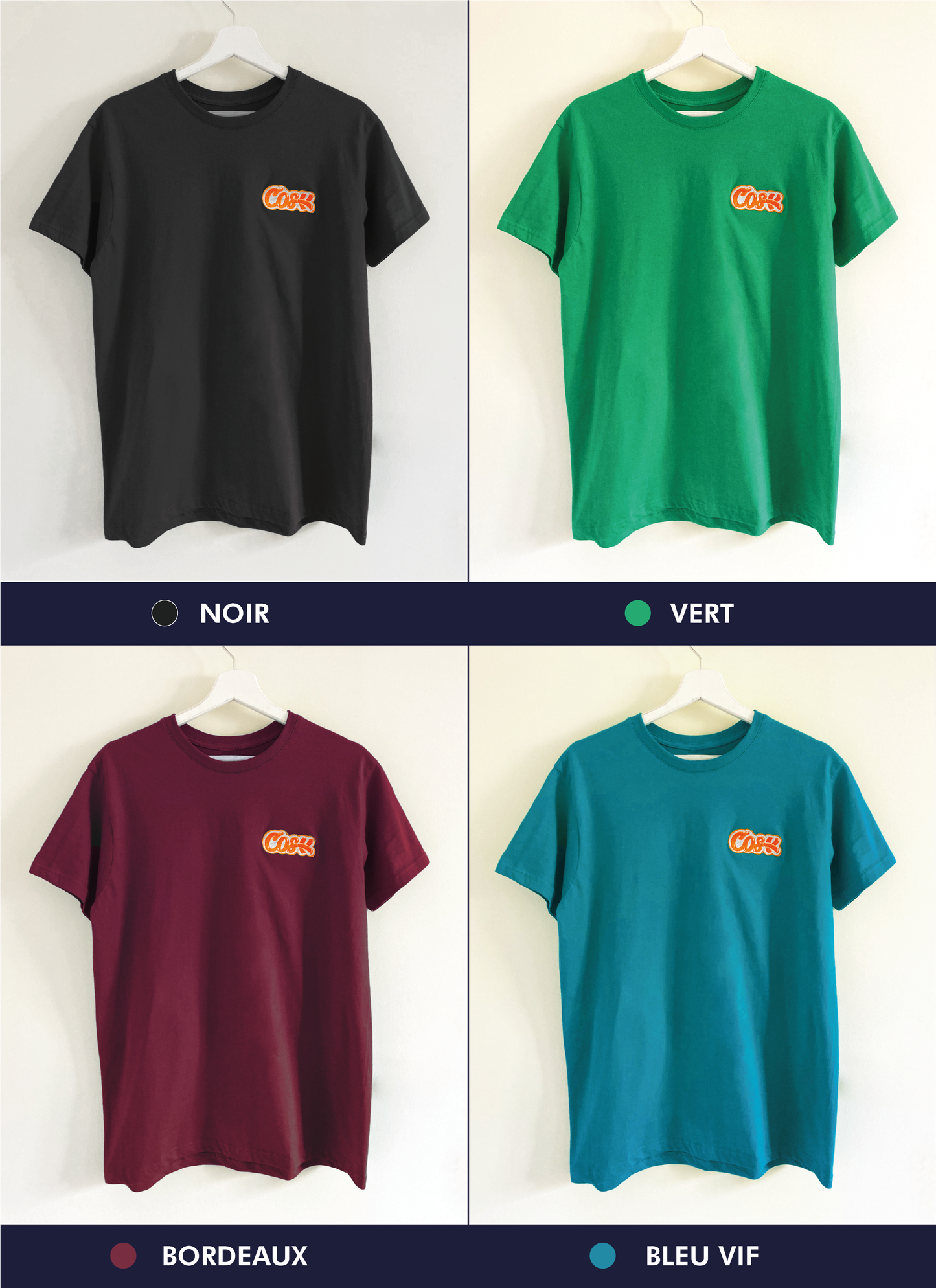 T-shirt BASIK' Logo Orange