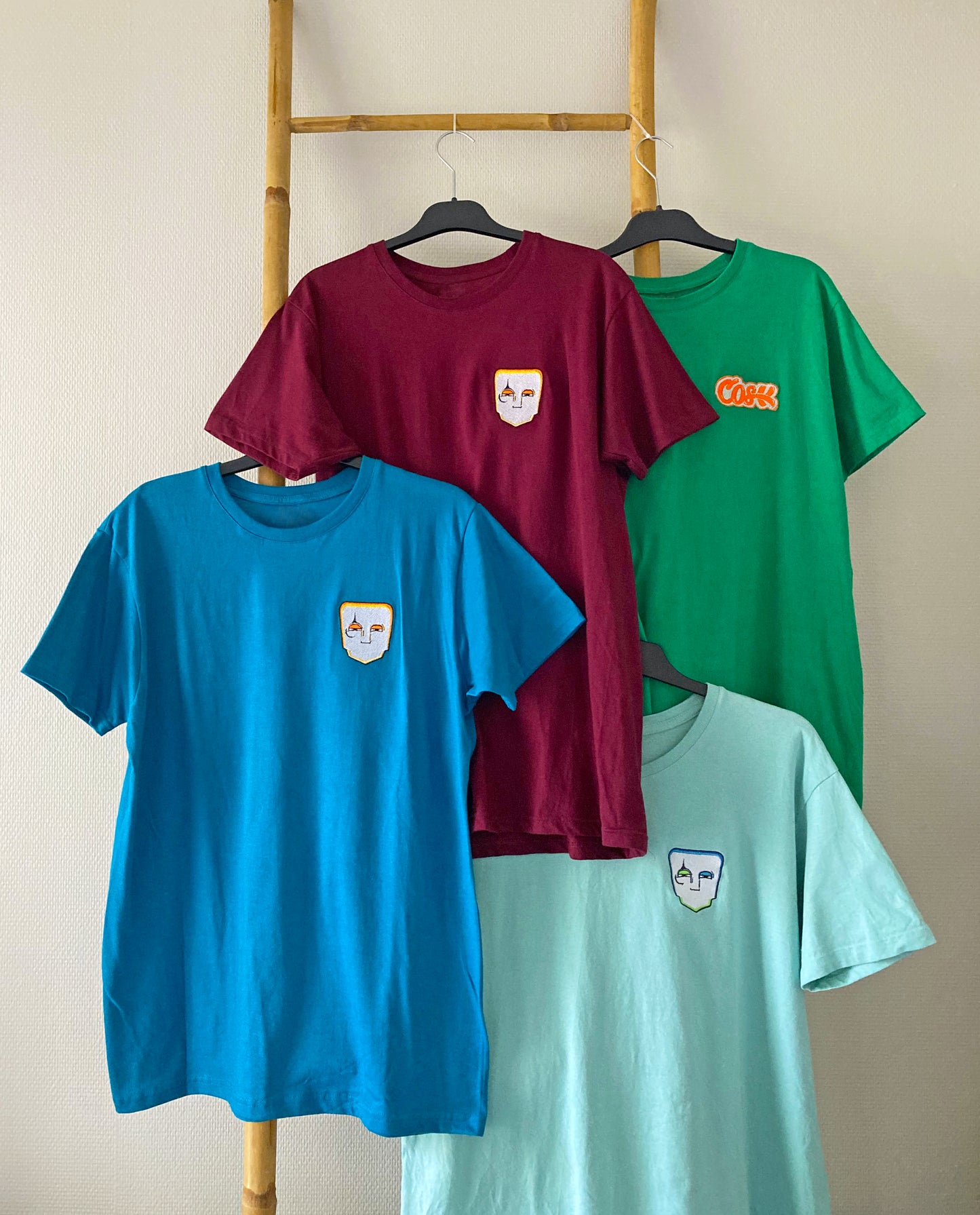 T-shirt BASIK' Logo Bleu